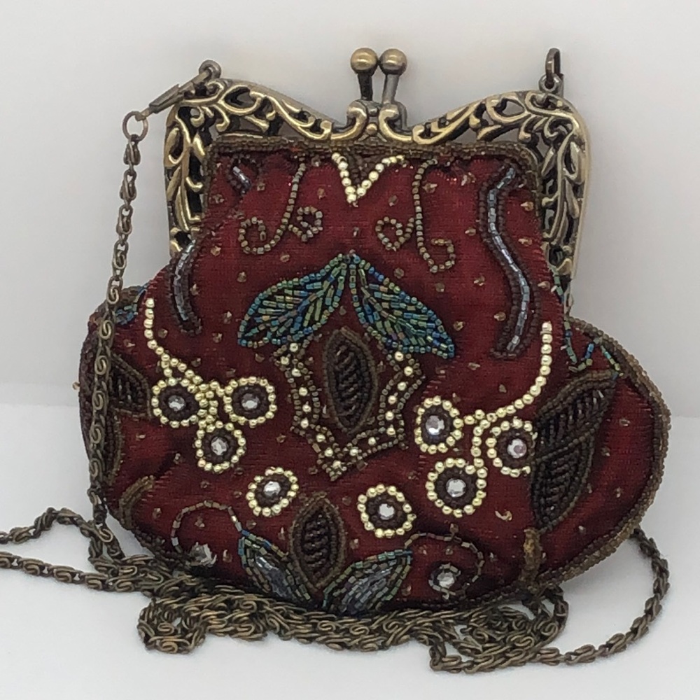 Vintage Embroidered Clutch